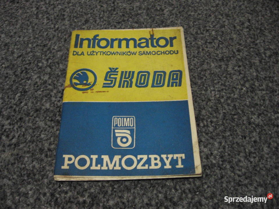Polmozbyt POLMO Skoda informator klasyk PRL Przemyśl