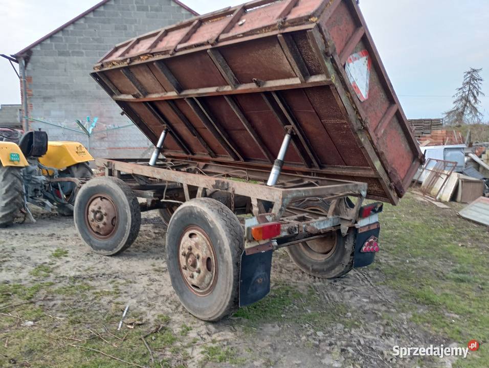Przyczepa wywrotka tanio nieuszkodzony mazowieckie