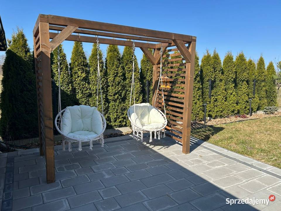 Huśtawka ogrodowa pergola warmińsko-mazurskie Gołdap