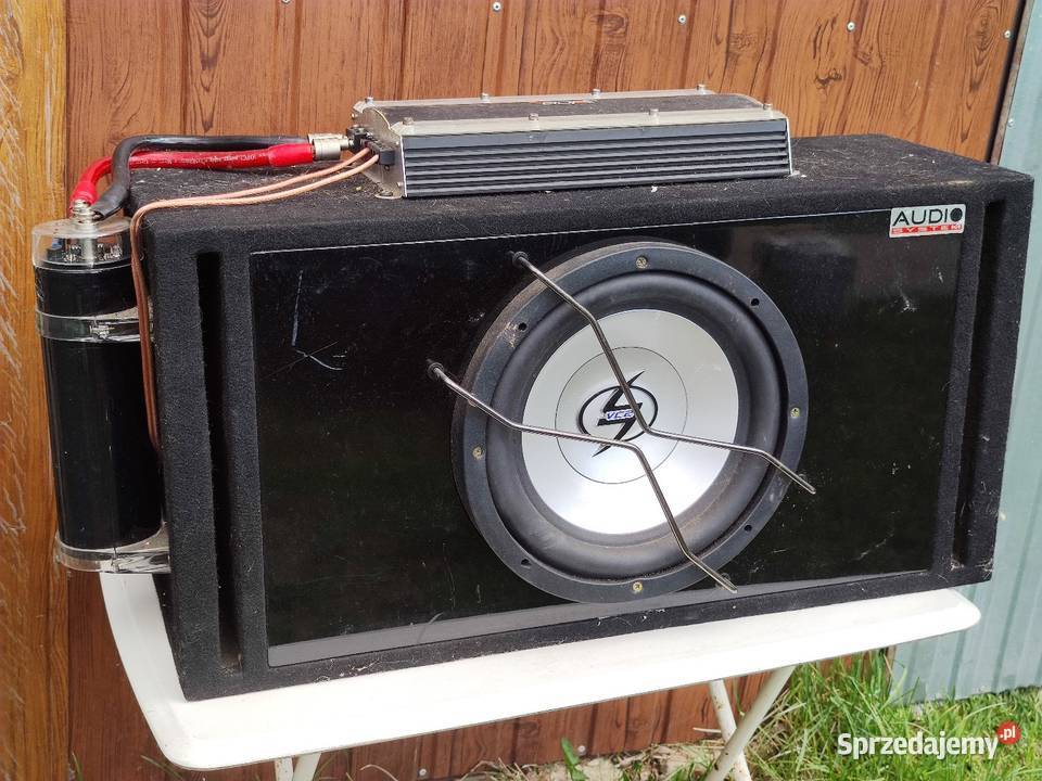 subwoofer lightning audio vc2 kondensator Wzmacniacze Car audio Świdwin sprzedam
