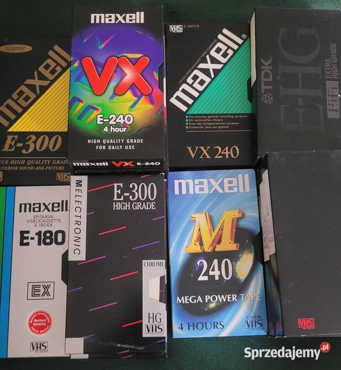 Kasety VHS nagrane Pozostałe małopolskie Kraków
