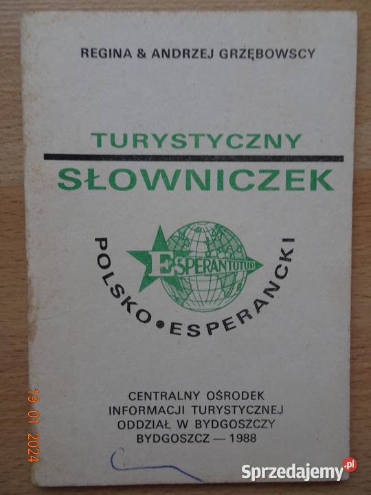 Zestaw książek do nauki esperanto Kraków