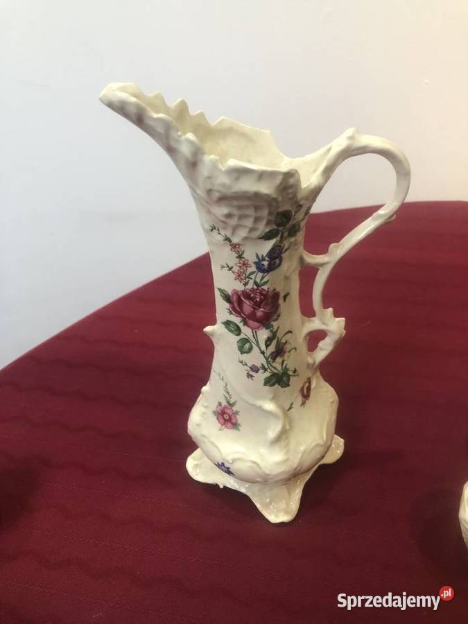 Zestaw Antycznej Ceramiki Dzbanek i Sześć małopolskie Kraków