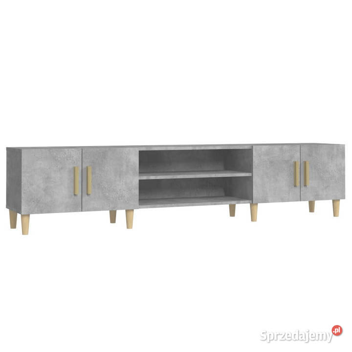 Szafka pod TV szarość betonu 180x315x40 WM816260 Warszawa