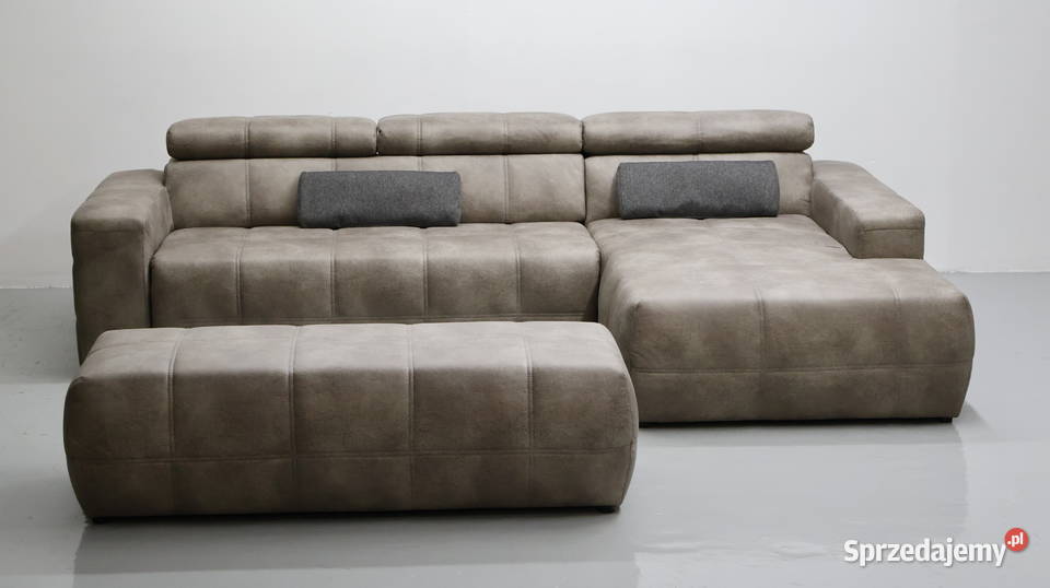 TOL Narożnik szary brązowa regulowane zagłowki wielkopolskie Poznań