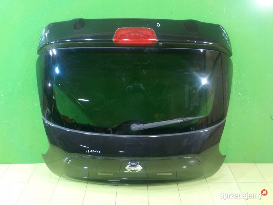 NISSAN JUKE F15 16 B 10r 5D klapa tyl Klapy bagażnika Suków