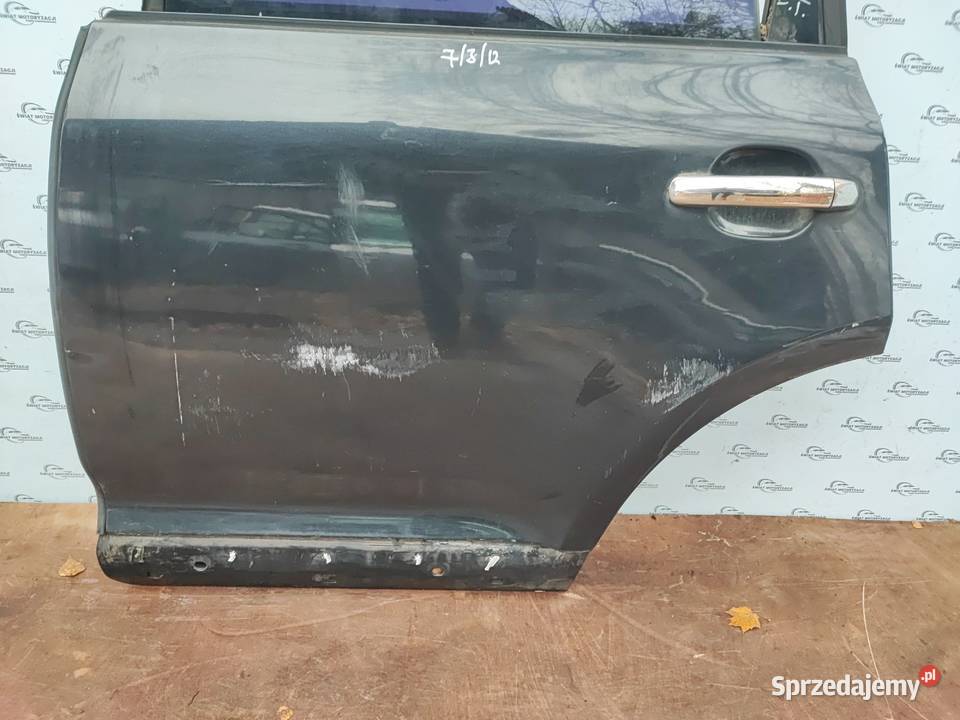 VW TOUAREG I 7L 04r drzwi lewe tył 120 mikronów