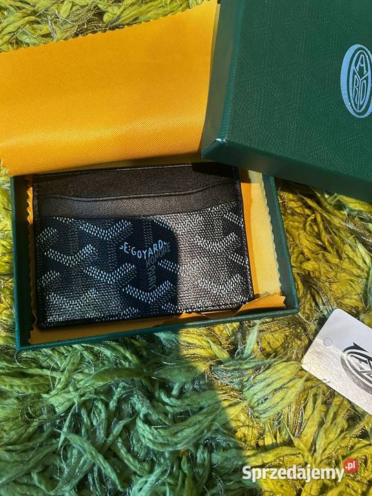 Luksusowy portfel Goyard czarny z pudełkiem Wałbrzych