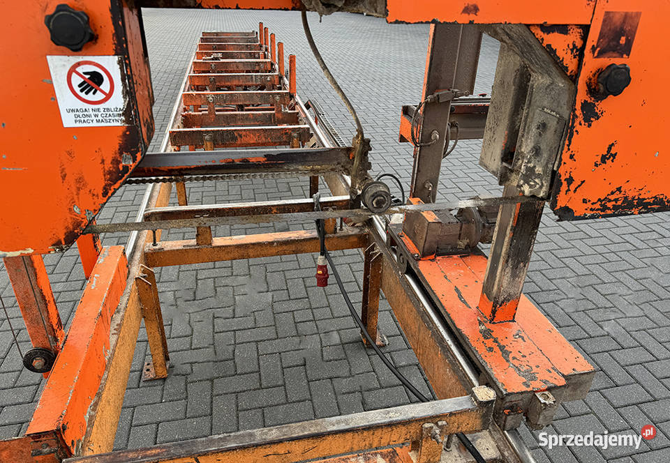 Trak pilarka taśmowa pozioma WIREX typ CZ1ZM do Sierakowska Huta