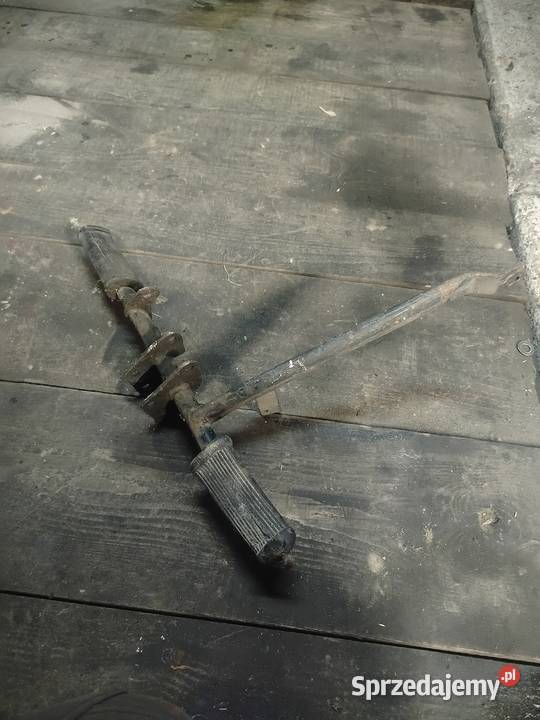 Podnóżki kierowcy Jawa 50 mustang Kaczka lubelskie Łopiennik Nadrzeczny sprzedam