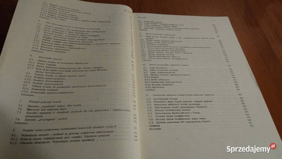 Podstawy działania laserów Franciszek Kaczmarek Książki naukowe i popularnonaukowe Gdańsk