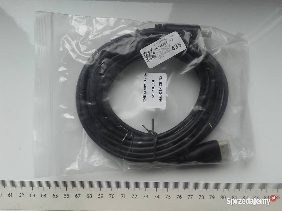 Kabel HDMIHDMI 5m HDMI14 4K FullHD w woreczku Bydgoszcz