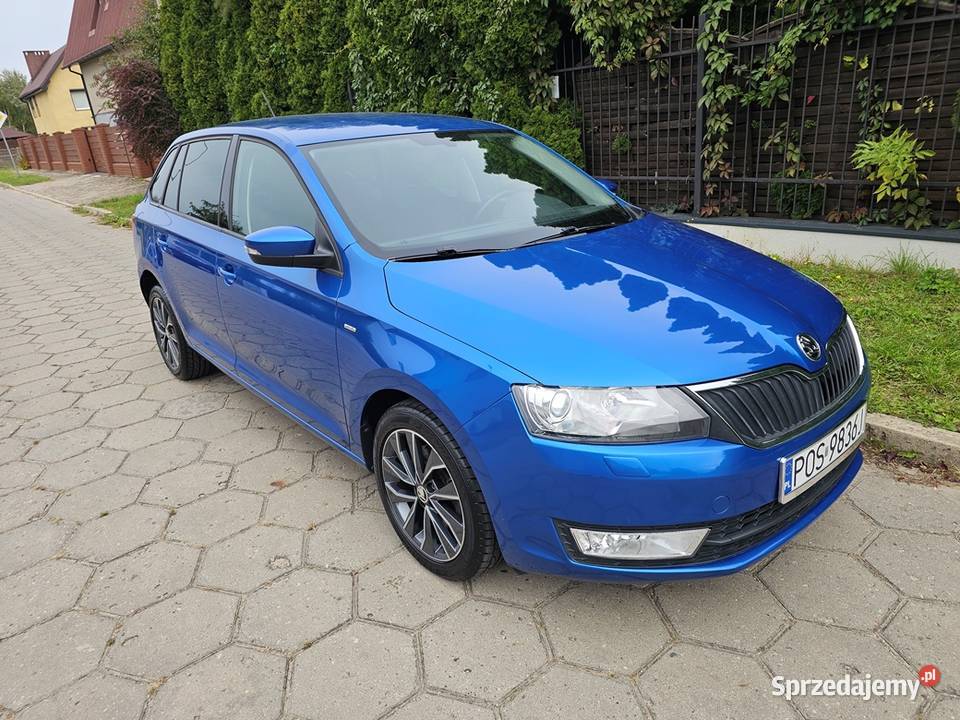 Skoda RAPID II Spaceback 14 TSI DSG 125 2017 r radio Ostrów Wielkopolski sprzedam