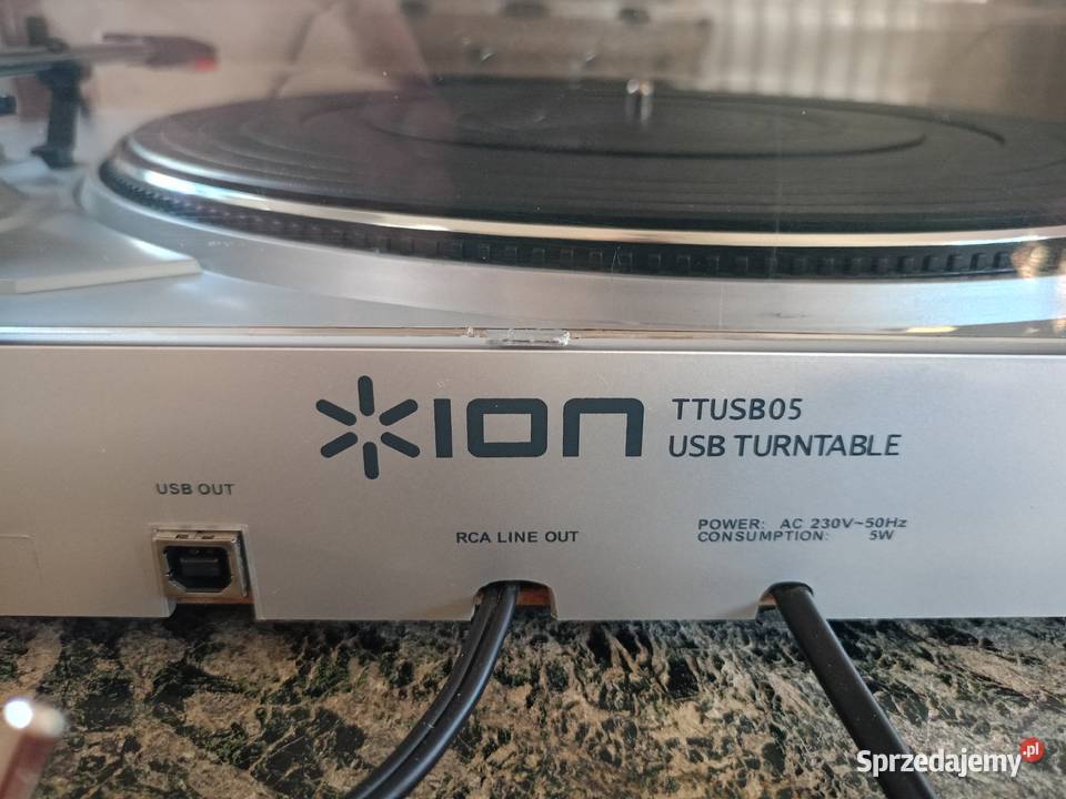 Gramofon ION TTUSB05 z przedwzmacniaczem Audio Drawski Młyn