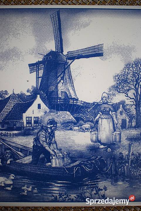Płytka ceramiczna stylu Delft Blue Opoczno kujawsko-pomorskie Chełmno