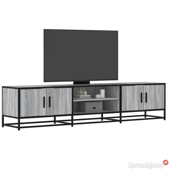 Szafka pod telewizor szary dąb sonoma 180x35x41 mazowieckie Warszawa