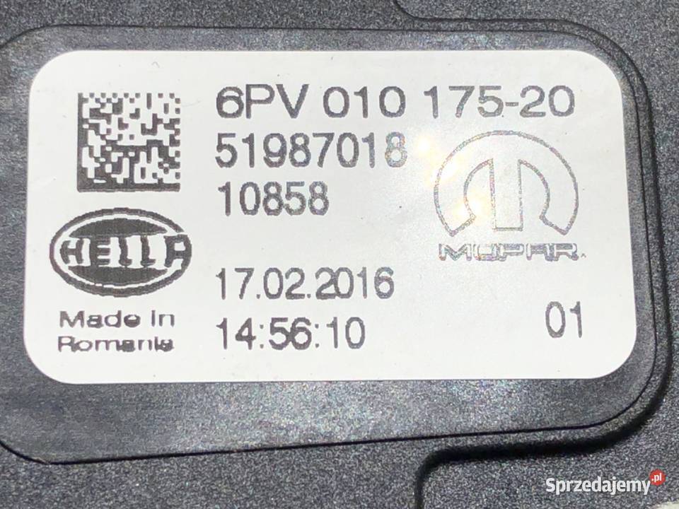 POTENCJOMETR GAZU FIAT TIPO 6PV010175 16 120 osobowe Potencjometry podkarpackie sprzedam