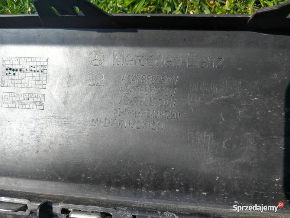 MERCEDES B KLASA W247 ZDERZAK TYŁ TYLNI Kargowa