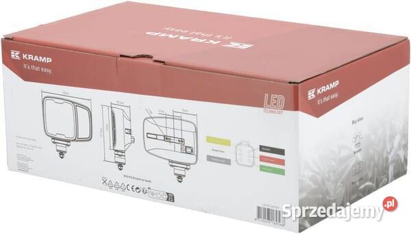 Reflektor LED prostokątny 1224V 220x1972x805 mm