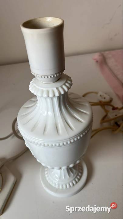 Łapka elektryczna Medalion z lwem Szkło pomorskie Gdańsk