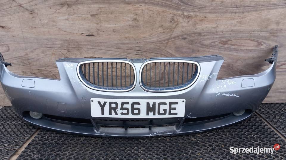 BMW 5 E60 E61 ZDERZAK PRZÓD HALOGEN SPRYSK PDC sprzedam