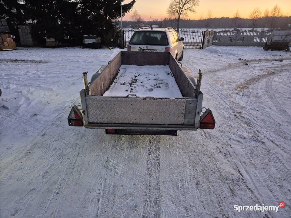 Przyczepka laweta do minikoparki 32x126 Barthau Stara Kaźmierka