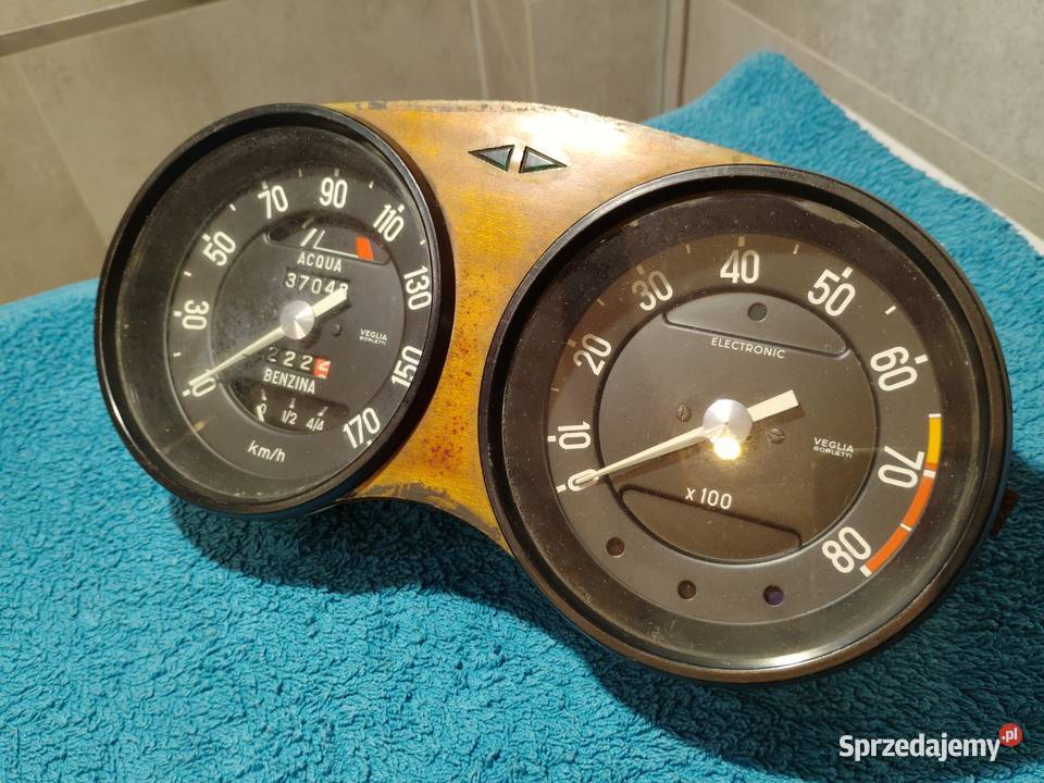 Fiat 850 Coup zegary Liczniki i zegary Gliwice