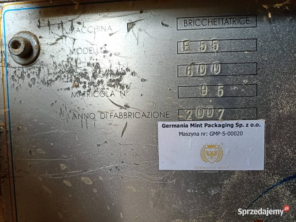 Brykieciarka PRODECO E55 Jelenia Góra