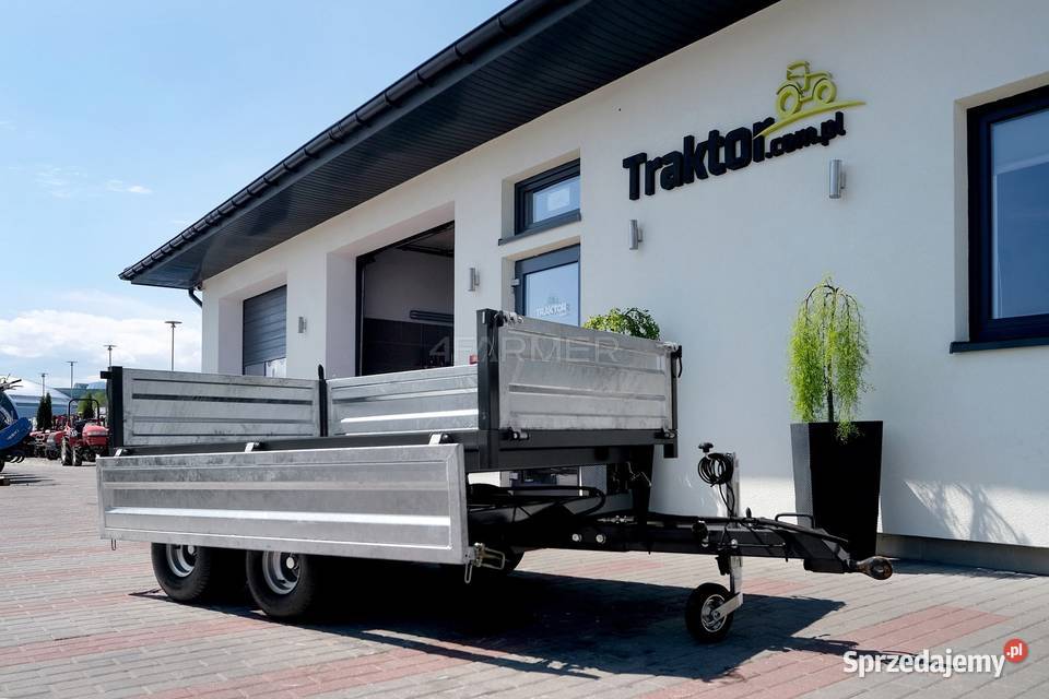 Przyczepa rolnicza dwuosiowa 25T z kiprem podkarpackie Tajęcina sprzedam