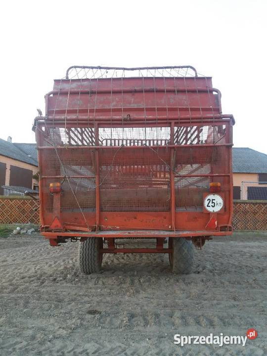 Przyczepa samozbierająca Pottinger Erntewagen II nieuszkodzony Grodziec