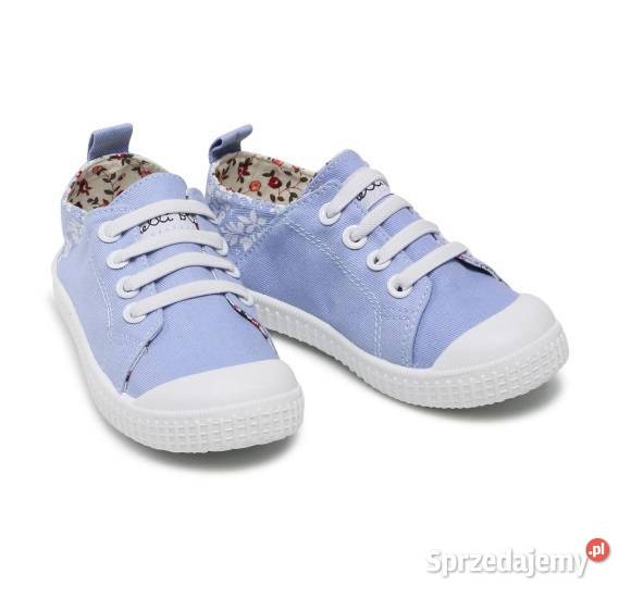 Trampki Nelli Blu błękitne kwiatuszki letnie świętokrzyskie