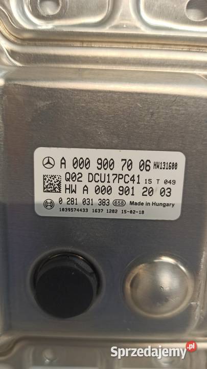 MERCEDES W212 MODUŁ STEROWNIK ADBLUE A0009007006