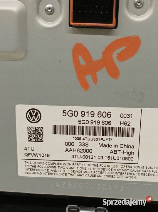 RADIONAWIGACJA 5G0919606 VW Volkswagen Passat świętokrzyskie