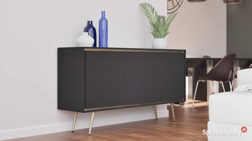 Komoda Tori 150 czarna kaszmir Komody Wieruszów sprzedam