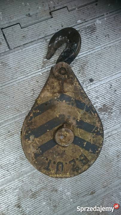 Dźwig 20 ton hak zblocze udt zwyżka oryginał ciężarowe wielkopolskie Kępno