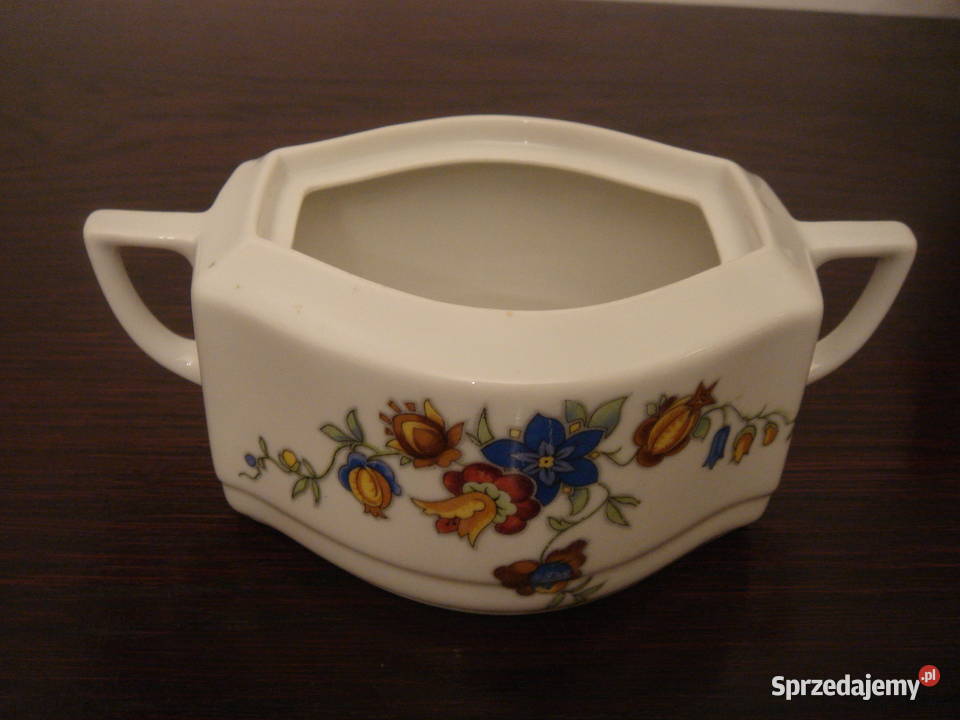 Ćmielów przedwojenna cukiernica porcelanowa Łódź