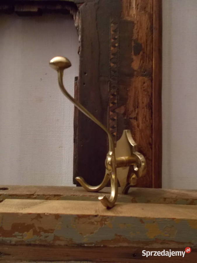 Piękny Stary Potrójny WieszakGruby Szczecin