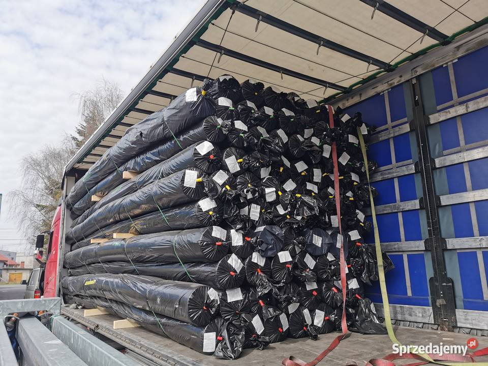 Geowłóknina PES150N 15x15m 150g czarna Materiały budowlane Białystok