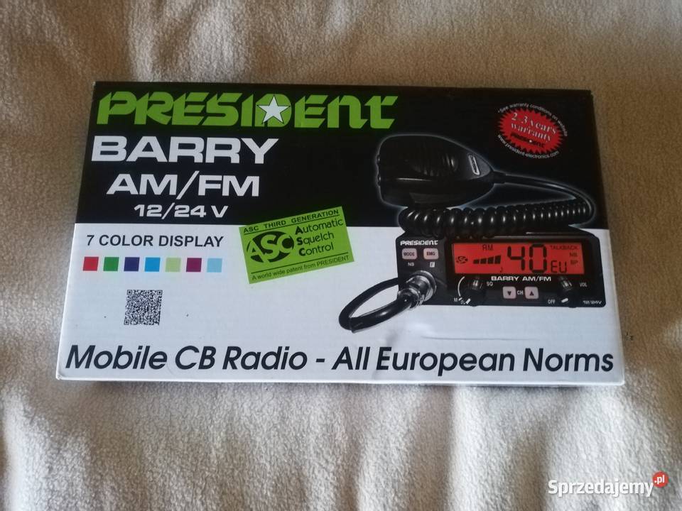 Radio President Barry kieszeń montażowa podkarpackie Łańcut