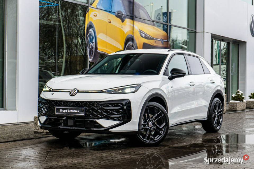 Volkswagen TRoc RLine 15 eTSI 150 DSG Zamów już biały Łódź