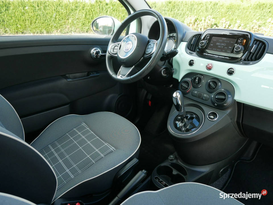 Fiat 500 FL 12 69 Eu6 Lounge Automat Panorama śląskie Goczałkowice-Zdrój sprzedam