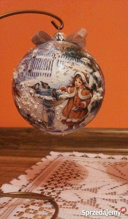 Bombki świąteczne decoupage Kraków