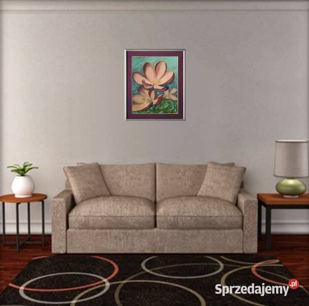 Obraz olejny Egzotyczny kwiat Lublin