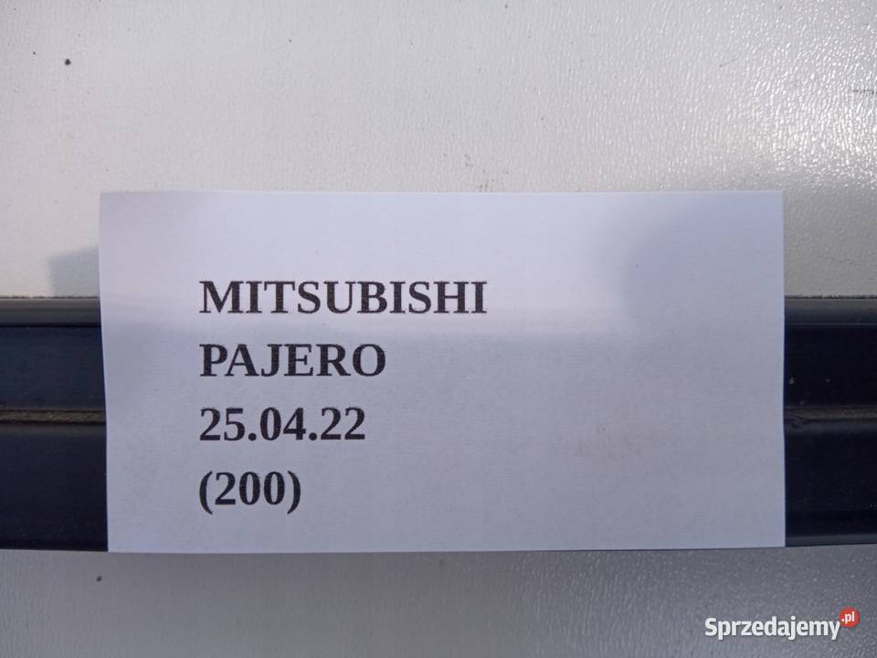 USZCZELKA ZGARNIAJĄCA MITSUBISHI PAJERO SPORT II