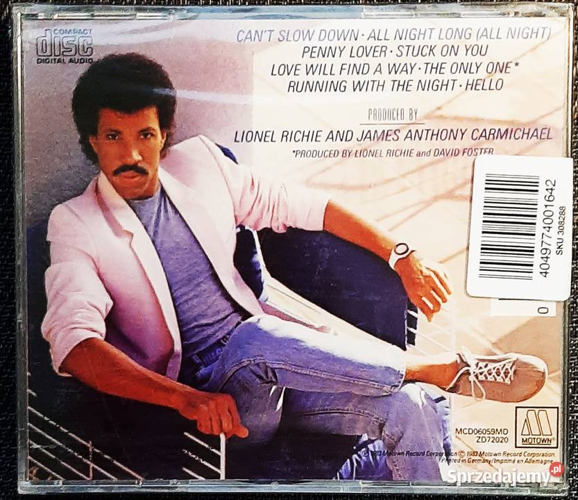 Najlepszy Album CD LIONEL RICHE Album Cant Slow Katowice