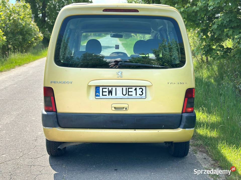 Peugeot Partner I 14 LPG sprawny faktura Wieluń