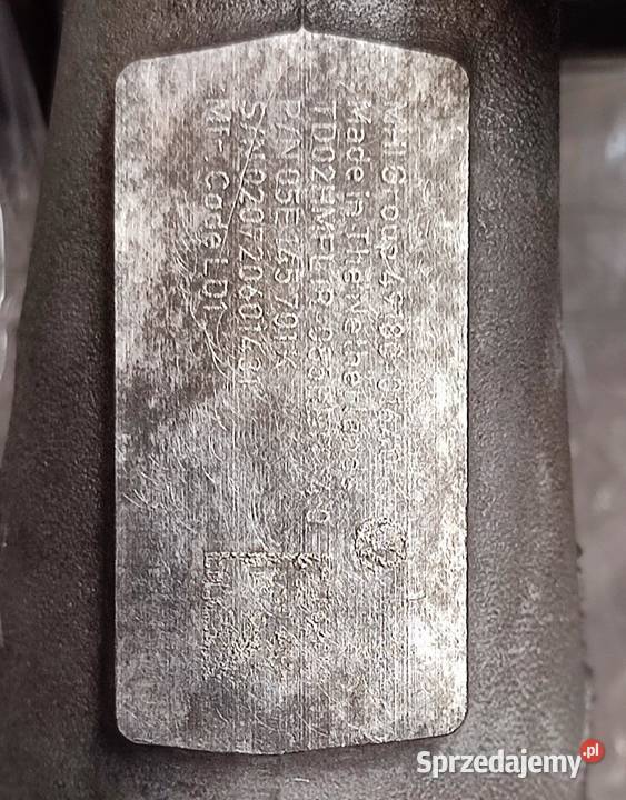 VW TIGUAN II TURBINA TURBOSPĘŻARKA 15 TSI Osłony i zaślepki