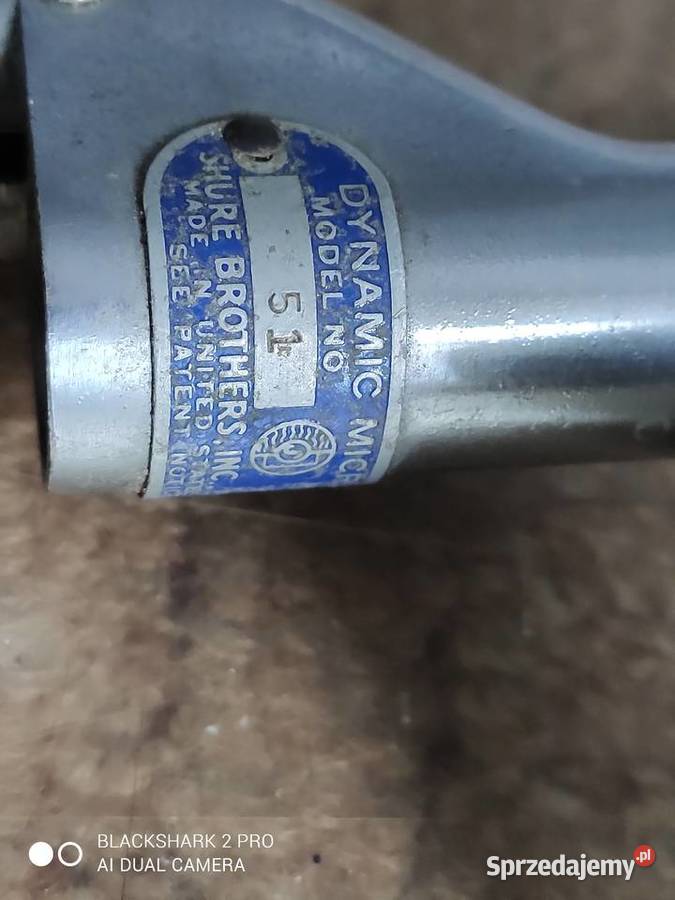 archaiczny mikrofon Shure Brothers 51 Sonodyne Grabowo sprzedam