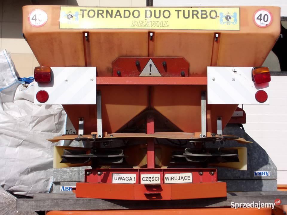 Rozsiewacz nawozu dwutarczowy Tornado Duo Turbo Opoczno sprzedam