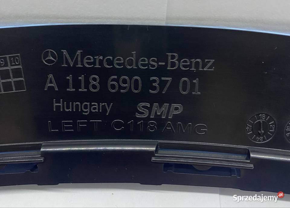 Osłona nadkola lewy tył Mercedes CŁA C118 AMG śląskie Jasienica sprzedam